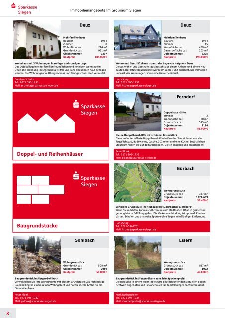 Ausgabe 01/2013 - Sparkasse Siegen