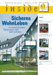 Sicheres WohnLeben - Spar und Bauverein eG Velbert