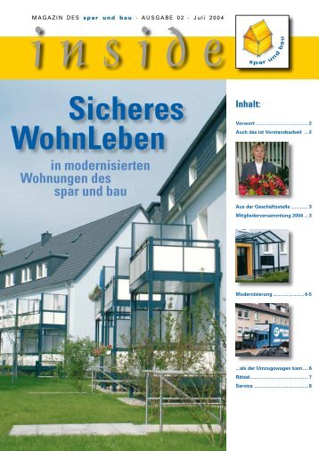 Sicheres WohnLeben - Spar und Bauverein eG Velbert