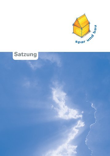 Satzung - Spar und Bauverein eG Velbert