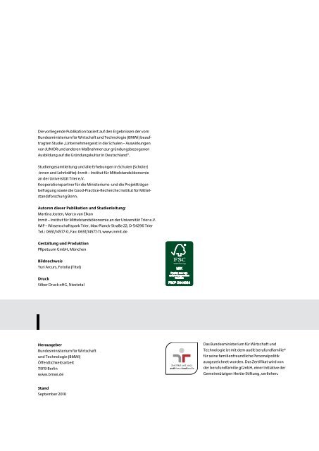 umfangreichen Evaluation (pdf - Sparkassen-SchulService