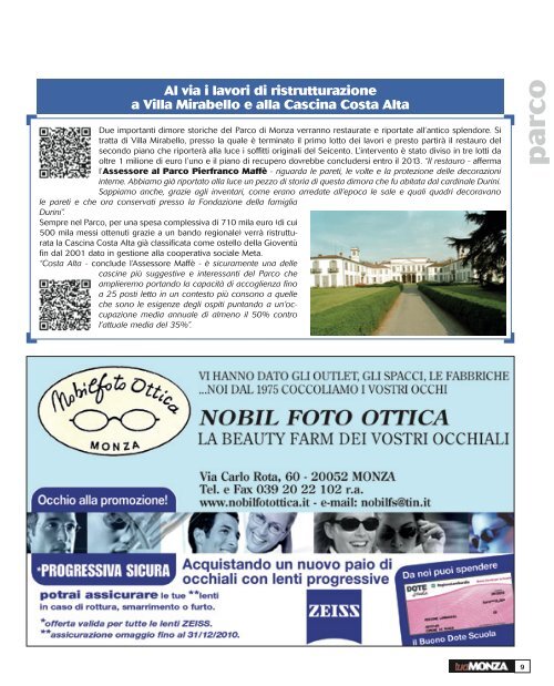 Numero 5 novembre 2010 - Comune di Monza