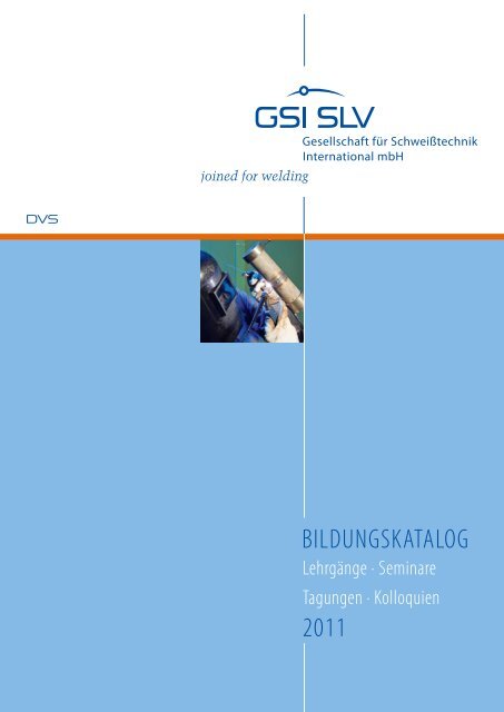 2011 BILDUNGSKATALOG - SLV Duisburg