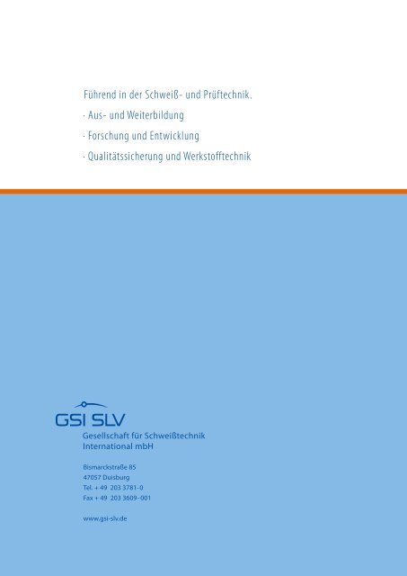 2011 BILDUNGSKATALOG - SLV Duisburg