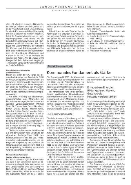 Das Jahrbuch der Sozialdemokratischen Partei 2007 und 2008 - SPD