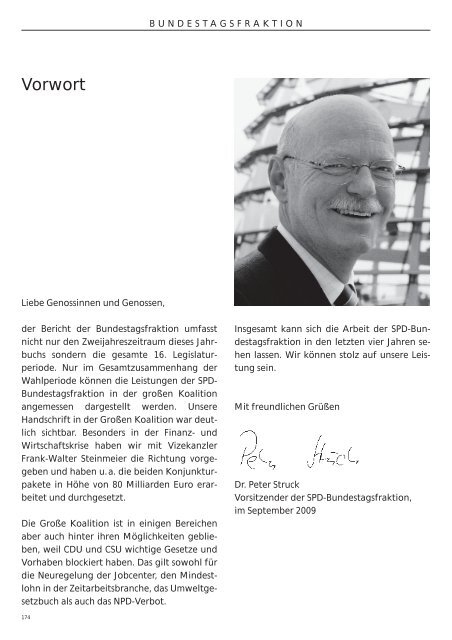 Das Jahrbuch der Sozialdemokratischen Partei 2007 und 2008 - SPD