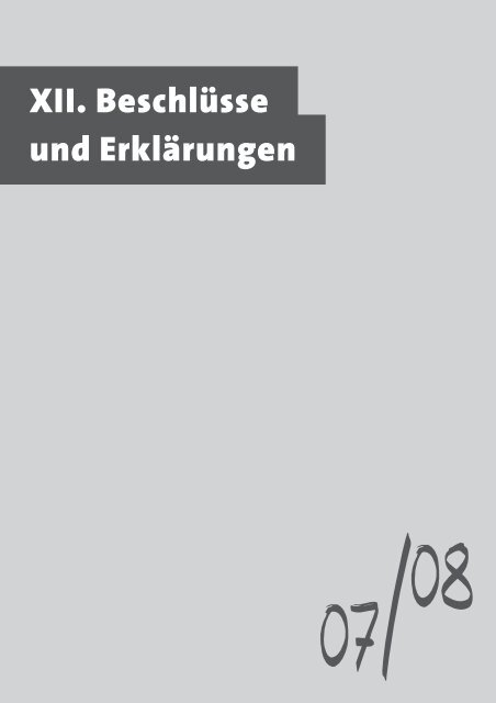 Das Jahrbuch der Sozialdemokratischen Partei 2007 und 2008 - SPD