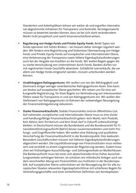 Regierungsprogramm der SPD "Sozial und Demokratisch" [ PDF ...