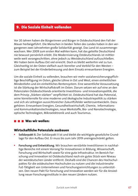 Regierungsprogramm der SPD "Sozial und Demokratisch" [ PDF ...