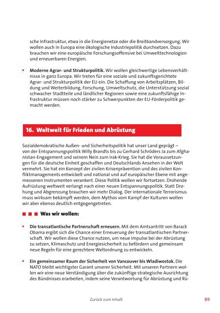 Regierungsprogramm der SPD "Sozial und Demokratisch" [ PDF ...