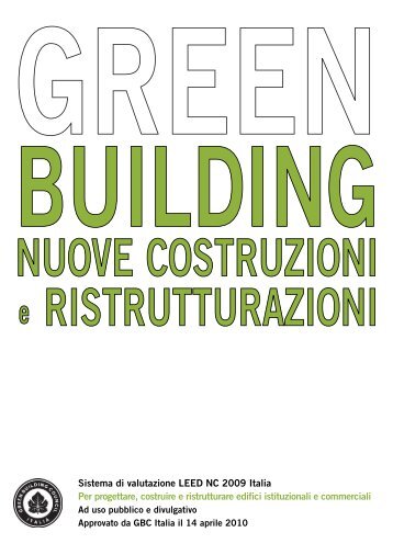 Sistema di valutazione LEED NC 2009 Italia Per progettare ...