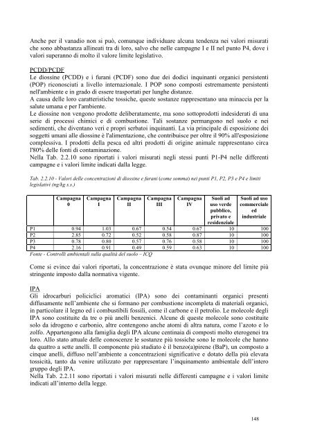 1° Rapporto sullo Stato dell'Ambiente del Comune di ... - PUCG