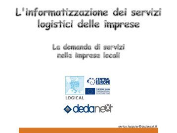 slides Tasquier seminario Logical 01.03.12 - Provincia di Bologna