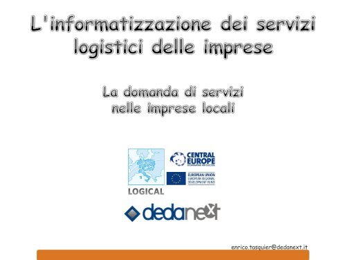 slides Tasquier seminario Logical 01.03.12 - Provincia di Bologna