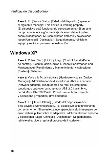 Windows XP - SMC