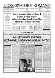 L'OSSERVATORE ROMANO