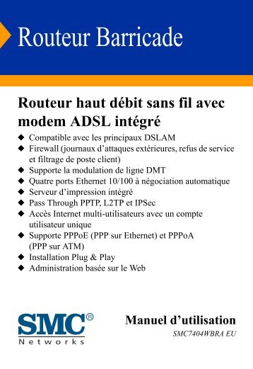 Routeur Barricade ADSL - SMC