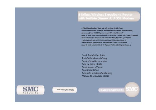 Configuring Your SMC7804WBRA