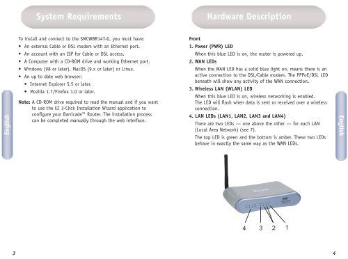 SMCWBR14T-G SMCWBR14T-G 802.11g 108Mbps Wireless ...