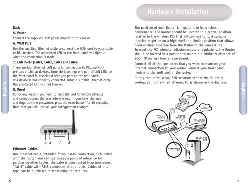 SMCWBR14T-G SMCWBR14T-G 802.11g 108Mbps Wireless ...