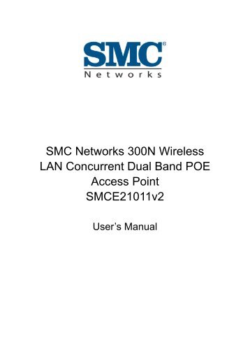SMC Networks 300N Wireless LAN Concurrent Dual Band POE ...