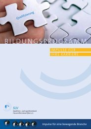 Bildungsprogramm - Servicegesellschaft Spedition und Logistik mbH