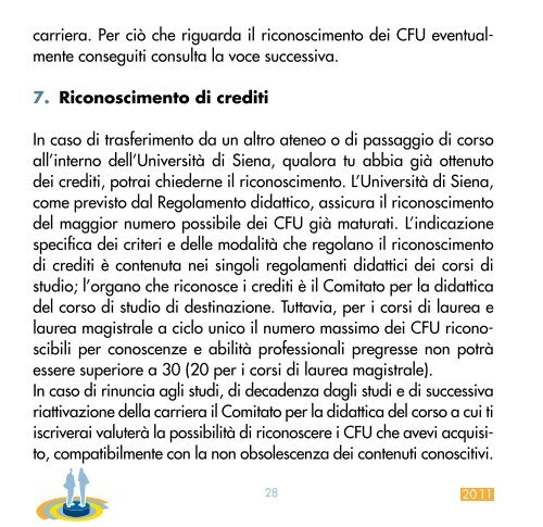 I servizi - Università degli Studi di Siena