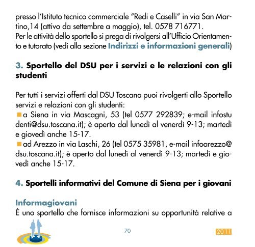 I servizi - Università degli Studi di Siena