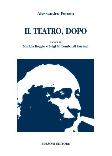 IL TEATRO, DOPO - Boggio, Maricla