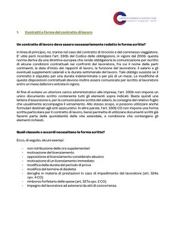 MODELLO CONTRATTO DI LAVORO AGILE - Documenti Utili