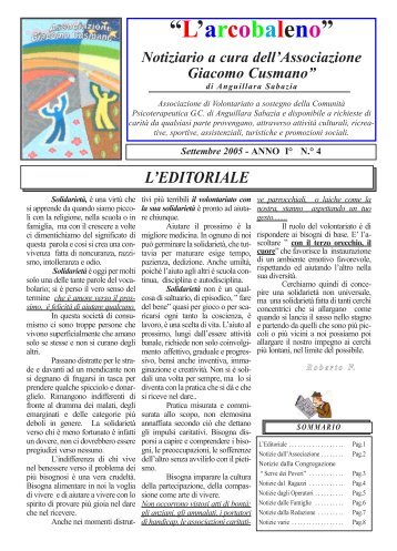 settembre 2005 - Associazione Cusmano