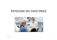 Patologie del cavo orale.