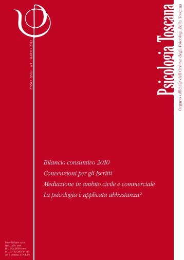 numero 1/2012 - Ordine Psicologi Toscana