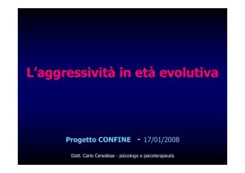 L'aggressività in età evolutiva - E. Medea