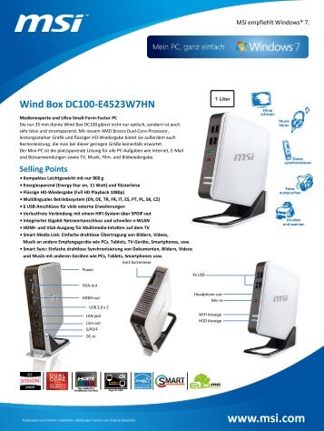 Wind Box DC100-E4523W7HN - Easynotebooks.de