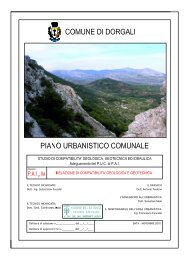 relazione compatibilità geologica - Comune di Dorgali