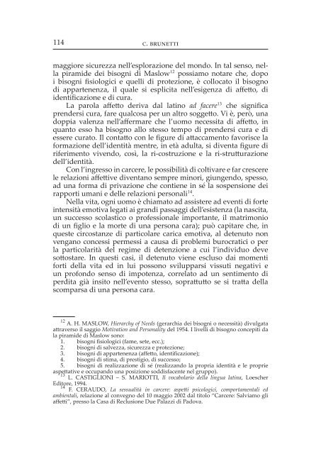 Il Diritto all'affettività per le persone recluse - Dirittopenitenziario.it