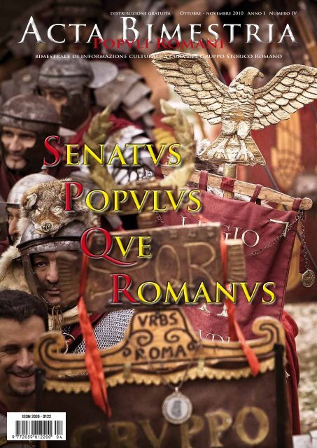 Scarica il pdf - Gruppo Storico Romano