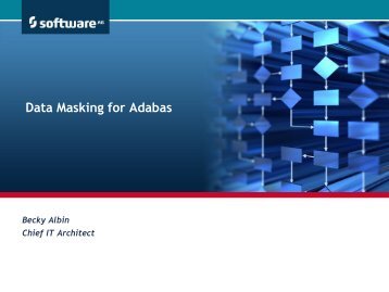 Data Masking - Software AG