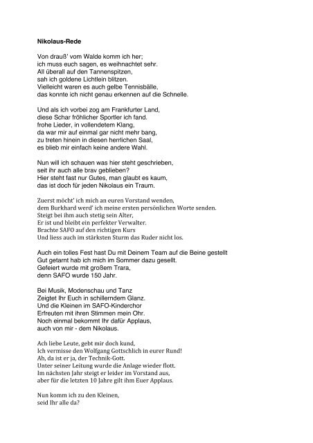 Nikolaus Rede Ansehen Herunterladen Safo Frankfurt