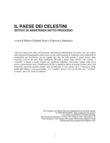 IL PAESE DEI CELESTINI - Fondazione Promozione Sociale