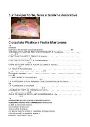 1.2 Basi per torte, farce e tecniche decorative ... - Orodialoe