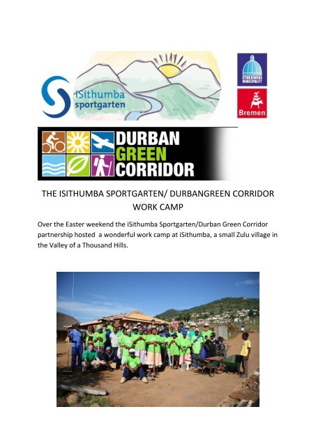 THE ISITHUMBA SPORTGARTEN/ DURBANGREEN CORRIDOR ...