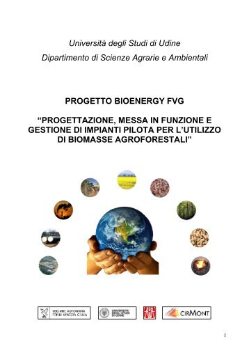 Progetto BIOENERGY FVG - Università degli Studi di Udine: home