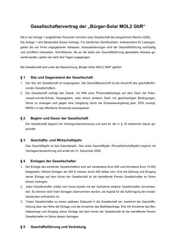 Gbr Vertrag Anwaltskanzlei Rauschenbusch