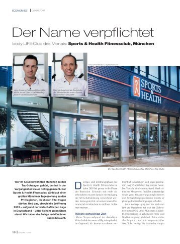 Artikel anschauen - SPORTS & HEALTH