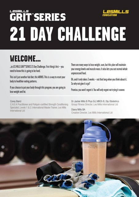 Les Mills Grit Series 21 Day Challenge