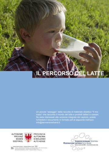 il percorso del latte