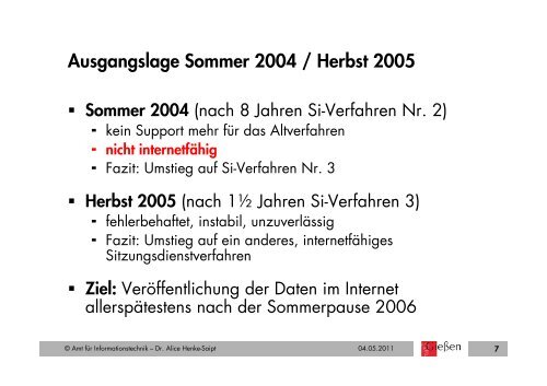 Einführung von Session und SessionNet - Somacos