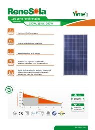 ReneSola - Solar Modul - Sonnenhandwerker GmbH